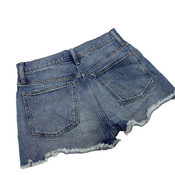 Madewell The Perfect Jean Short in Balsam Wash - Picture 4 of 7